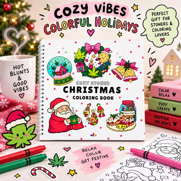 Halloween Fall Gift Stoner Moments Coloring Book: Funny Valentine Coloring Pages Featuring Weed-Themed Chill & Cozy Designs for Adults Stress Relief and Humor