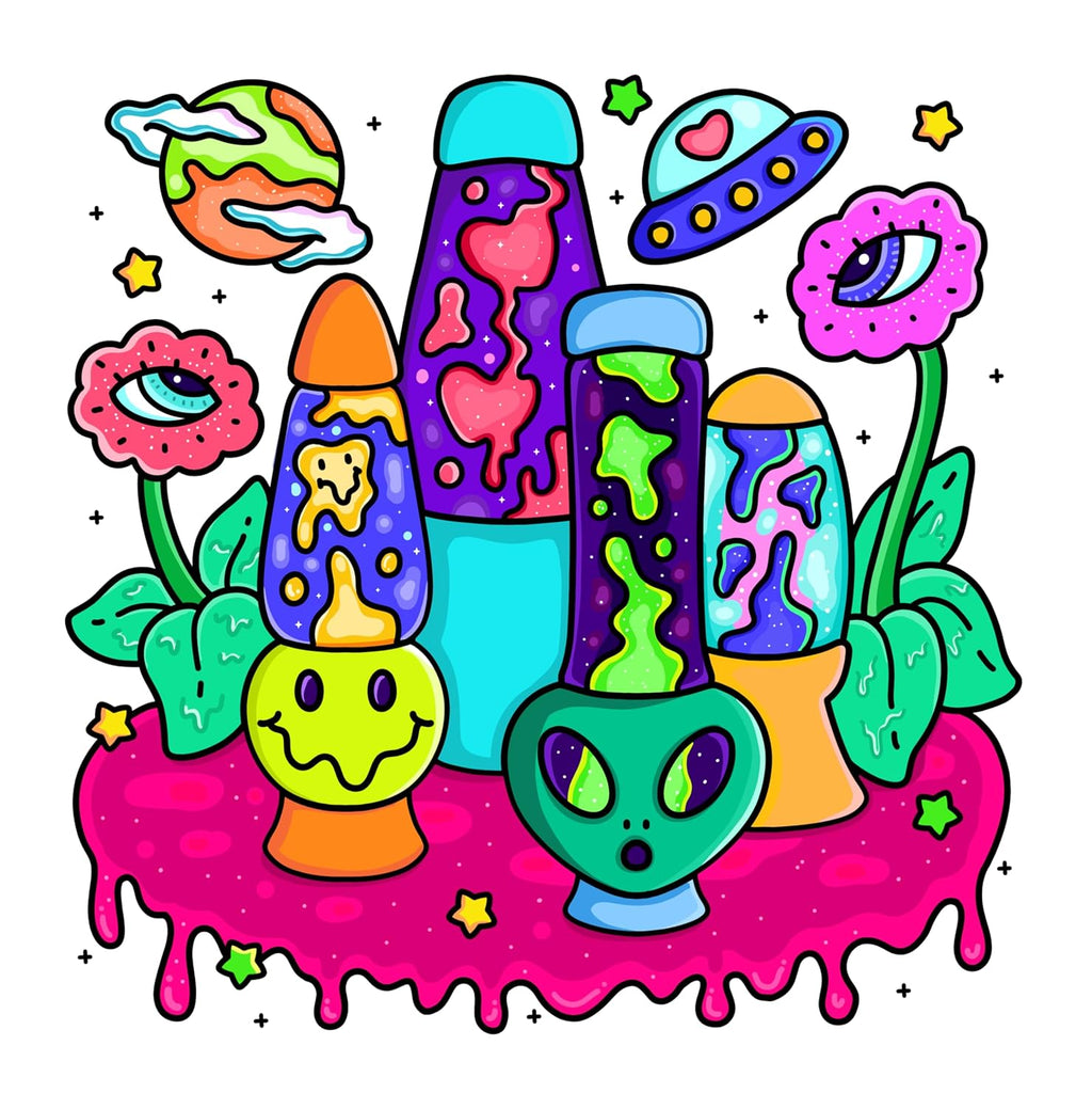 Halloween Fall Gift Stoner Life: High and Wild Coloring Book for Adults