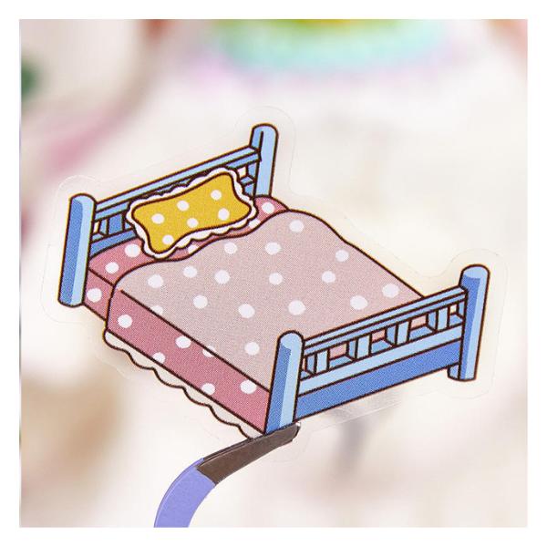 Halloween Fall Gift 26 Micro-scenery Stickers Per Pack Stay-at-home Party Series Leisure-themed Handwritten Material Scene Stickers