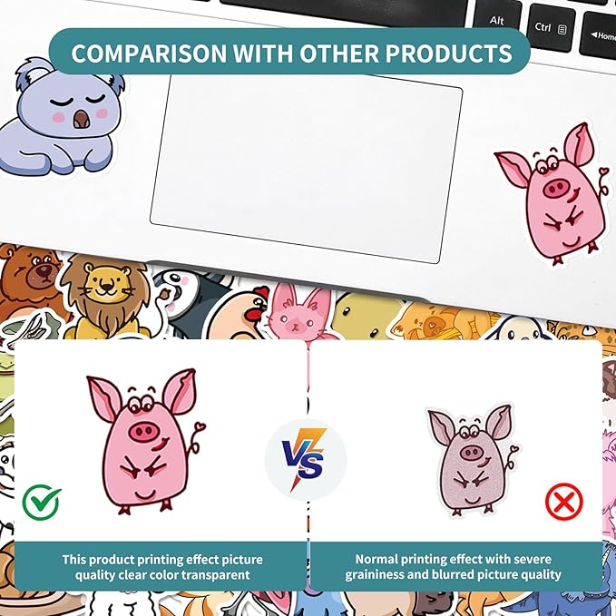 Halloween Fall Gift 500pcs Cute Waterproof Stickers Pack, Random Stickers for Kids, Teens, Adults - Water Bottle, Laptop, Skateboard, Helmet